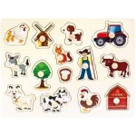 Bino puzzle farma 14 dílků – Zboží Dáma