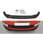 Maxton Design spoiler pod přední nárazník ver.2 pro Škoda Rapid, černý lesklý plast ABS – Sleviste.cz