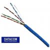 síťový kabel Datacom 1157 UTP Cat5e, PVC, 305m, modrý