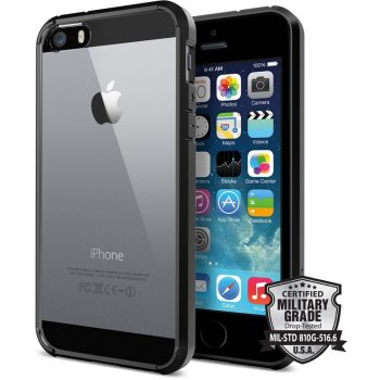 Pouzdro Spigen Ultra Hybrid iPhone SE / 5s / 5 černé
