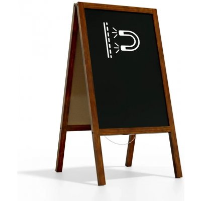 Allboards, Reklamní áčko s magnetickou tabulí 118 x 61 cm,MPK96 – Zboží Živě