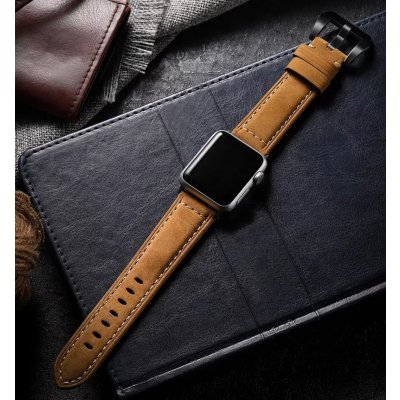 AW Apple Watch řemínek - Kožený COYOTE Šířka uchycení řemínku: 42/44/45/49mm Sand IR-AWCOY10 – Zbozi.Blesk.cz