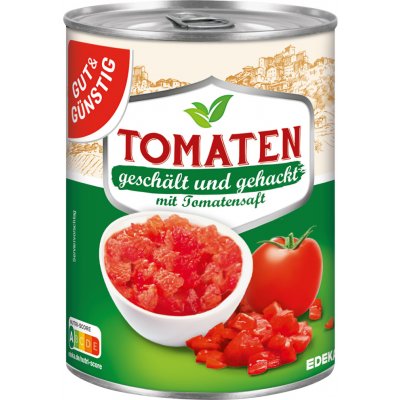 EDEKa Sterilovaná rajčata loupaná v tomatové šťavě 400 g