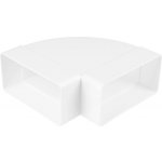 Dalap 5251 PVC koleno hranaté horizontální 90° 110 x 55 mm – Hledejceny.cz