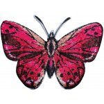 PRYM Nášivka motýl, samolepicí/nažehlovací, růžová