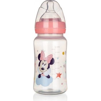 VETRO-PLUS Láhev plastová se silikonovým dudlíkem MINNIE 240 ml