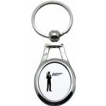 Přívěsek na klíče ovál James Bond – Sleviste.cz