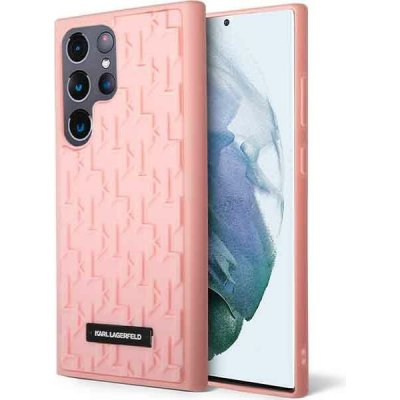 Pouzdro Karl Lagerfeld Samsung Galaxy S23 Ultra 3D Monogram ružové – Zboží Mobilmania