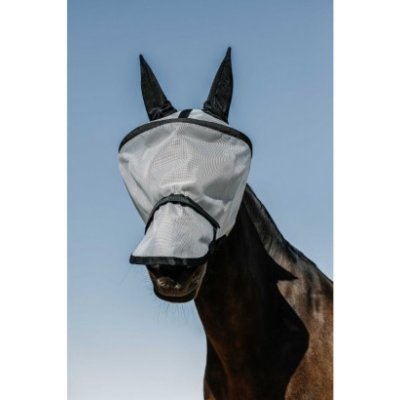 EQUITHEME Protec+UV maska proti hmyzu pro koně stříbrná – Zboží Dáma
