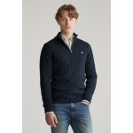 Gant Cotton Cable Half Zip Evening Blue – Zboží Dáma