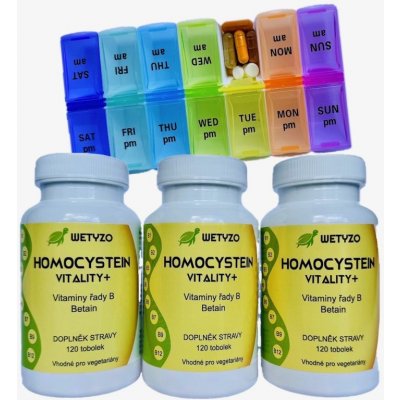 HCY Vitality Homocystein s Betainem 5 x 120 tablet – Hledejceny.cz