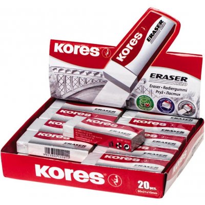 Kores Pryž měkká KE20 / 60 x 21 x 10 mm / bílá 34719 – Sleviste.cz