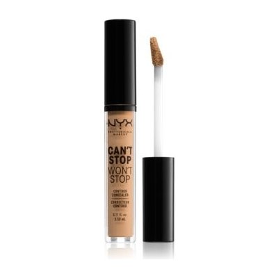 NYX Professional Make-up Can't Stop Won't Stop Tekutý korektor 7.5 Soft Beige 3,5 ml – Zboží Dáma