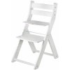 Jídelní židlička Wood Partner Sandy bílá/bílá