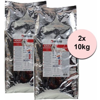 Ontario cat ADULT chicken 2 x 10 kg – Zboží Mobilmania