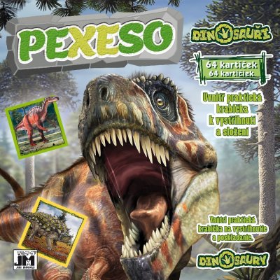 JIRI MODELS Pexeso v sešitu Dinosauři