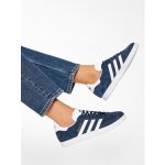 adidas Gazelle Core Navy/ White/ Gold Metalic – Zboží Mobilmania