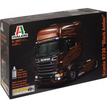 Italeri SCANIA R AMBER IT-3897 černá 1:24