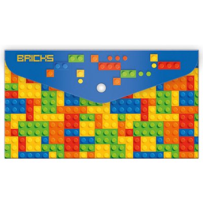 Obálka plastová s drukem DL Bricks 305962 – Zboží Živě