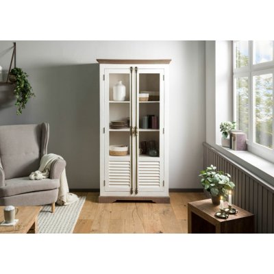 Bighome Toulouse 97x45x190 cm mango bílá lakovaná – Hledejceny.cz