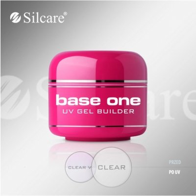 Silcare Base One gel na nehty Clear 15 g – Zboží Mobilmania