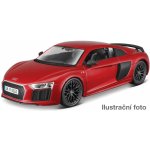 Maisto Plus model Kit Audi R8 V10 ke skládání červená 1:24