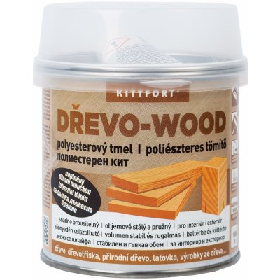 KITTFORT Výplňový tmel polyesterový DŘEVO 180 g – Zboží Mobilmania