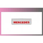 zástěra kola MERCEDES 600x180-pár-přední-bílá-červené písmo | Zboží Auto