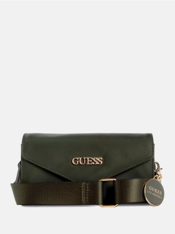 Guess dámská kabelka crossbody Nearwood zelená