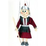Mašek umělecká výroba Loutka dřevěná Římský voják 20 cm – Zboží Dáma