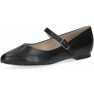 Caprice dámské kožené baleríny 9-22112-44-022 černé – Zboží Dáma