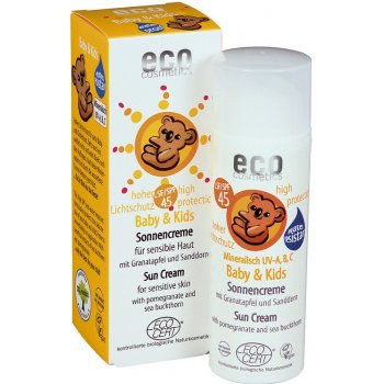 Eco Cosmetics Baby sluneční ochranný krém SPF45 50 ml