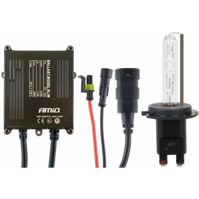 Amio Xenony pro motorku H7 4300°K (ballast + výbojka) - model CAN-BUS SLIM - – Hledejceny.cz