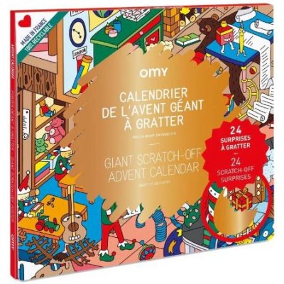 OMY Stírací adventní kalendář 70x100 cm – Hledejceny.cz
