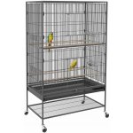 TecTake 402287 voliéra 131 cm antracit – Zboží Dáma