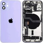 Kryt Apple iPhone 12 Zadní Housing s Malými Díly fialový – Zboží Mobilmania