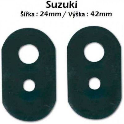 HSM Indy Spacer (záslepka do kapoty pod blinkry), černý, Suzuki GSF650/S, SV650/S (od 03) DRZ | Zboží Auto