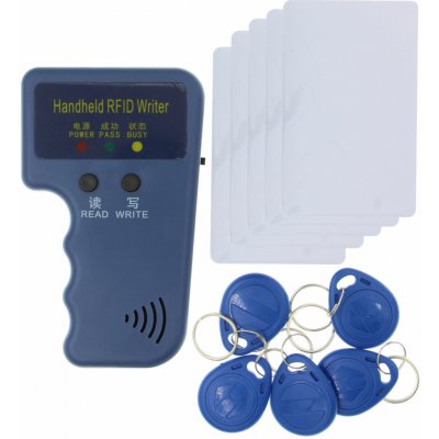RFID duplikátor 125 kHz s klíčenkami, napájení na baterie – Zboží Živě
