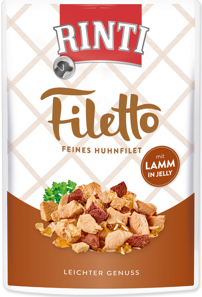 Rinti Filetto Adult kuře & jehně v želé 100 g