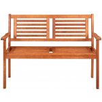 VidaXL 2místná zahradní lavice 120 cm masivní eukalyptus – Sleviste.cz