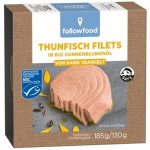 Followfood Filety z tuňáka v BIO slunečnicovém oleji 185 g – Zboží Dáma