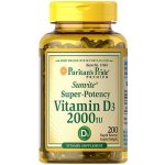 Puritan's Pride Vitamin D3 2000 IU 200 kapslí – Hledejceny.cz