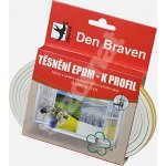 Den Braven Těsnění EPDM- K profil bílý 9x4x6m Mappy (E) – Sleviste.cz