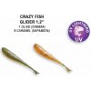 Návnada a nástraha Crazy Fish Glider 3 cm 01 Olive/09 Caramel 16 ks