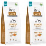 Brit Care Grain-free Senior & Light Salmon 2 x 12 kg – Hledejceny.cz