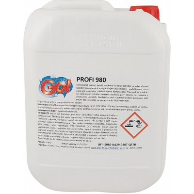 GO! Profi 980 extra silný na vodní kámen 5 l – Zbozi.Blesk.cz