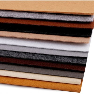 Pro Háčkování Látková dekorativní plsť 20x30 cm mix 6b – Zboží Dáma