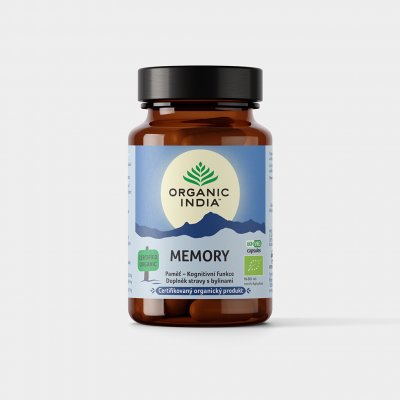 Organic India Memory-Bio 60 kapslí – Hledejceny.cz