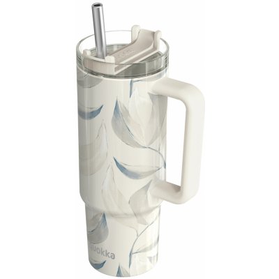 Quokka Termohrnek Stream s brčkem 950 ml cotton – Zboží Dáma