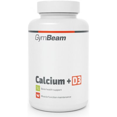 GymBeam Vápník + vitamín D3 120 kapslí – Hledejceny.cz